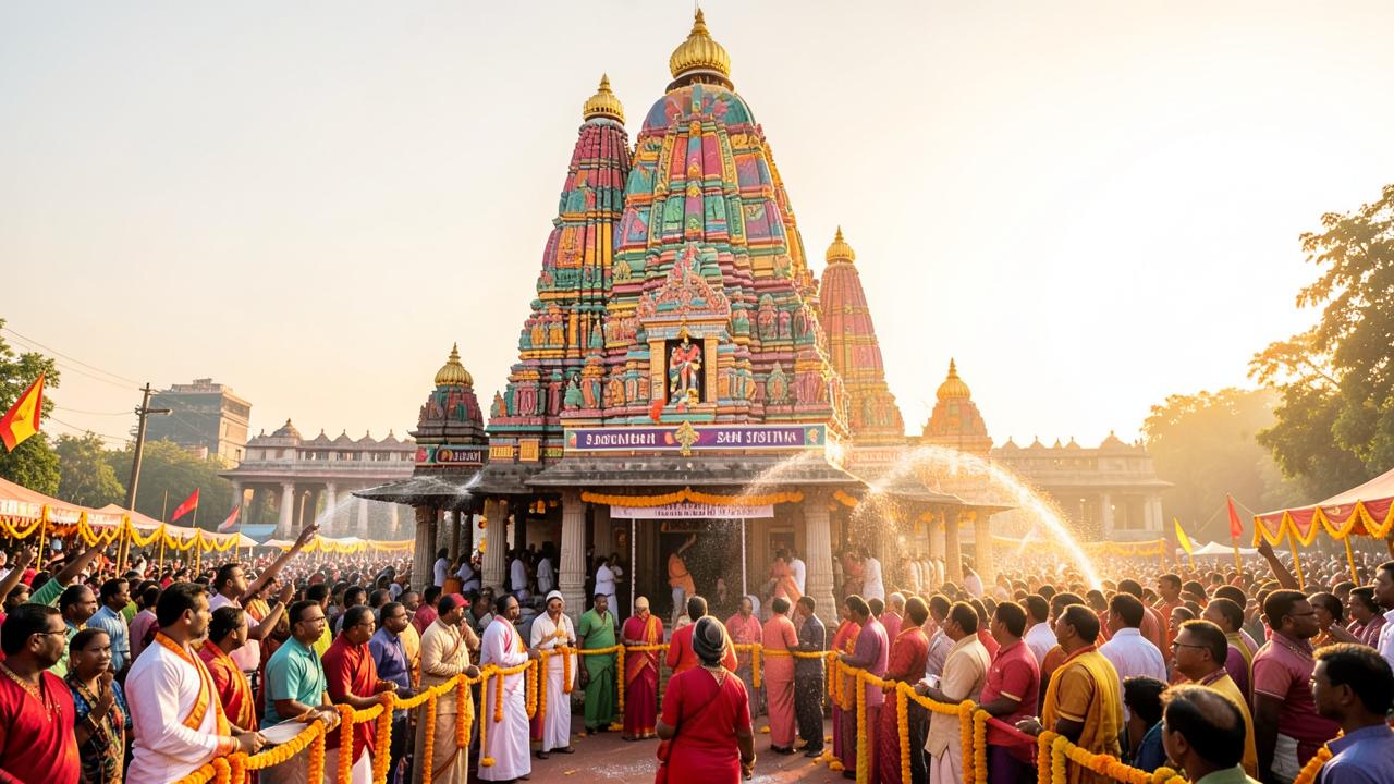 Meenakshi Amman Temple Kumbabishekam ceremony in Madurai on September 17, 2026