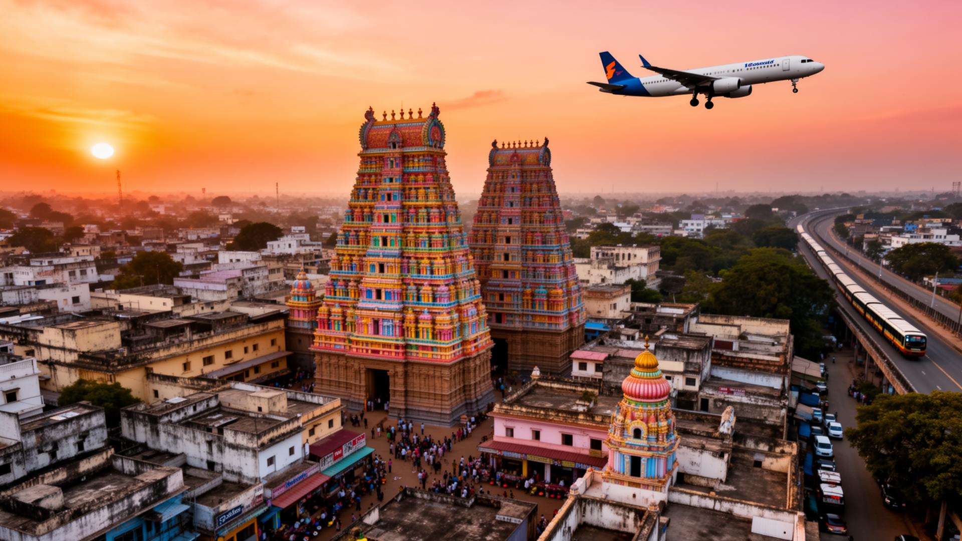 How to Reach Meenakshi Amman Temple from Major Cities – A Complete Travel and Transportation Guide